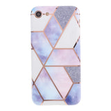 Marmor silikone cover lilla - iPhone 7/8/SE 2020 - phone-covers.dk