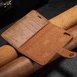 DG.MING flip cover brun - iPhone SE 2020 - phone-covers.dk