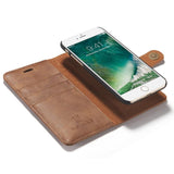 DG.MING flip cover brun - iPhone SE 2020 - phone-covers.dk