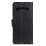 Litchi flip cover sort - Samsung Galaxy S10 - phone-covers.dk