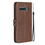 Flip cover brun - Samsung Galaxy S10 - phone-covers.dk
