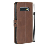 Flip cover brun - Samsung Galaxy S10 - phone-covers.dk