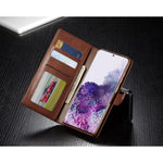 LC.IMEEKE flip cover brun - Samsung Galaxy S20 - phone-covers.dk