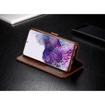 LC.IMEEKE flip cover brun - Samsung Galaxy S20 - phone-covers.dk