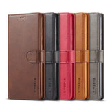 LC.IMEEKE flip cover brun - Samsung Galaxy S20 - phone-covers.dk
