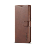 LC.IMEEKE flip cover brun - Samsung Galaxy S20 - phone-covers.dk