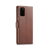 LC.IMEEKE flip cover brun - Samsung Galaxy S20 - phone-covers.dk