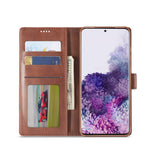 LC.IMEEKE flip cover brun - Samsung Galaxy S20 - phone-covers.dk