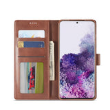 LC.IMEEKE flip cover brun - Samsung Galaxy S20 - phone-covers.dk