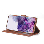 LC.IMEEKE flip cover brun - Samsung Galaxy S20 - phone-covers.dk