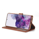 LC.IMEEKE flip cover brun - Samsung Galaxy S20 - phone-covers.dk