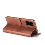 LC.IMEEKE flip cover brun - Samsung Galaxy S20 - phone-covers.dk