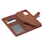 LC.IMEEKE flip cover brun - Samsung Galaxy S20 - phone-covers.dk