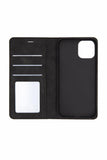 Polaris flip cover sort - iPhone 12 / 12 PRO - phone-covers.dk
