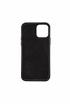 Polaris læderlook cover sort - iPhone 12 / 12 PRO - phone-covers.dk