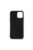 Polaris læderlook cover sort - iPhone 12 / 12 PRO - phone-covers.dk