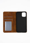 Polaris flip cover brun  - iPhone 12 mini - phone-covers.dk
