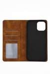 Polaris flip cover brun  - iPhone 12 Pro Max - phone-covers.dk