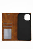 Polaris flip cover brun  - iPhone 12 Pro Max - phone-covers.dk