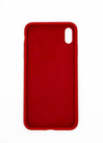 Polaris silikone cover rød -  iPhone XS Max - phone-covers.dk