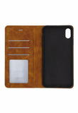 Polaris flip cover brun - iPhone XS Max - phone-covers.dk