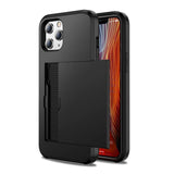 TPU cover med plads til kort - iPhone 12 - phone-covers.dk